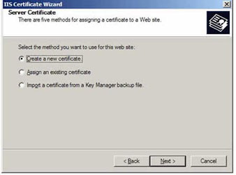 IIS SSL Certificate Wizard