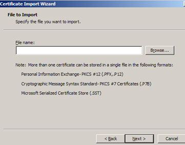 Locate Root Certificate