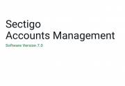 Sectigo Accounts Management